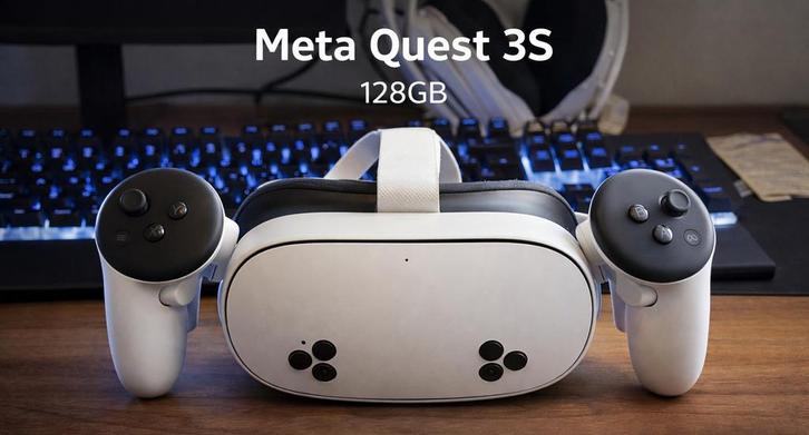 Meta Quest 3S 128GB, Consoles de jeu & Jeux vidéo, Virtual Reality, Comme neuf, Autres plateformes, Lunettes VR, Enlèvement
