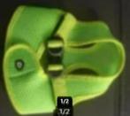 Harnais mesh jaune fluo chien S, Ophalen of Verzenden, Gebruikt