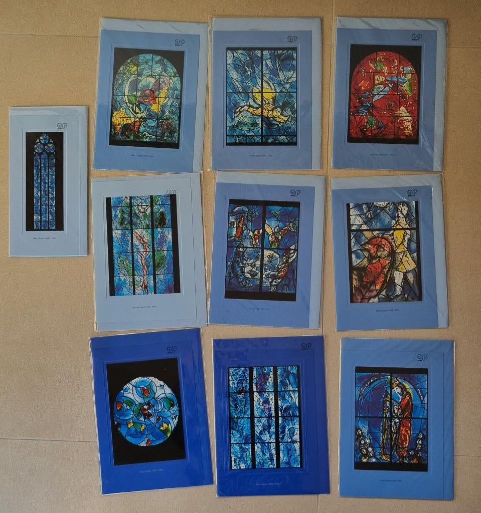10 kunst wenskaarten Marc Chagall Artoz, Diversen, Wenskaarten, Nieuw, Ophalen of Verzenden