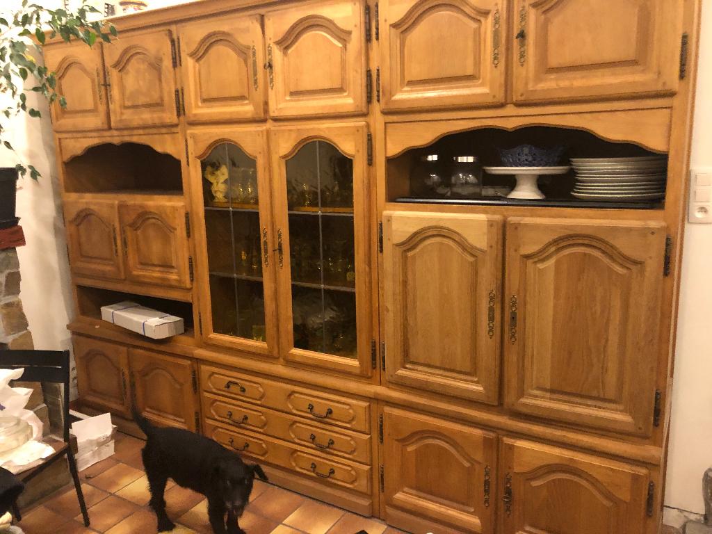 Caligène eikenhouten dressoir, Ophalen