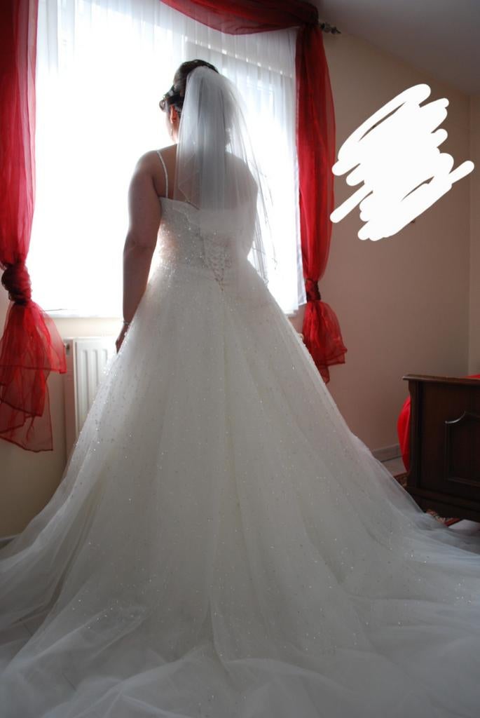 Trouwkleed demetrios +accesoires, Ophalen