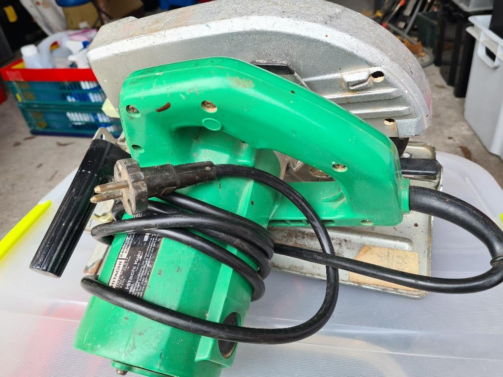 Hitachi , Cirkelzaag PSU-9, Ophalen, 1200 watt of meer, Cirkelzaag, 30 tot 70 mm