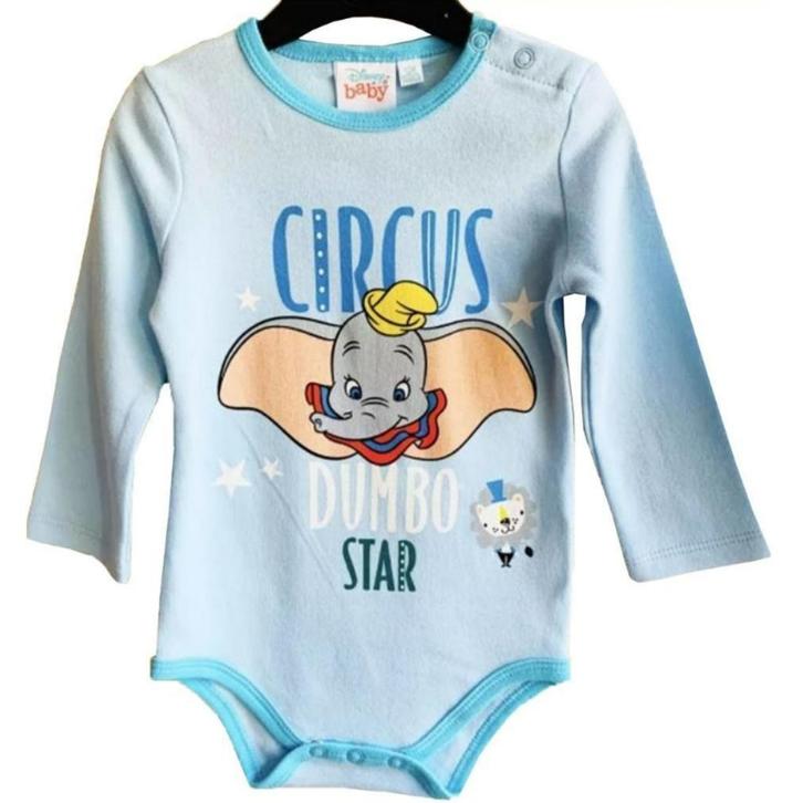 Dombo Rompertje Lange Mouw - Disney - Maat 86, Enfants & Bébés, Vêtements de bébé | Taille 86, Neuf, Garçon ou Fille, Chemisette ou Manches longues