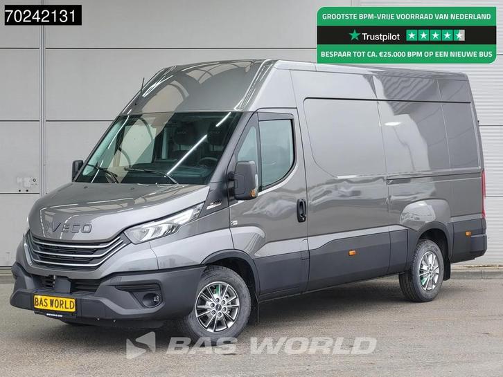 Iveco Daily 35S21 BPM VRIJ! 3.0L Automaat L2H2 210PK 2025-Mo, Auto's, Bestelwagens en Lichte vracht, Bedrijf, Te koop, Achteruitrijcamera