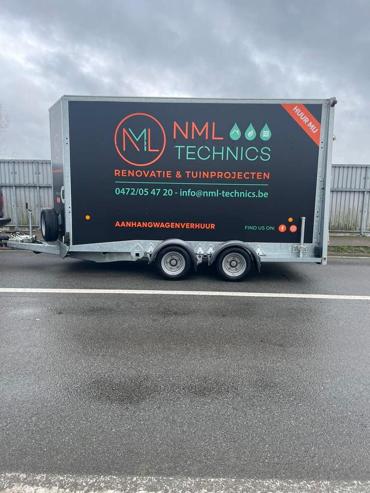 Ifor williams boxvan Te Huur, Auto diversen, Aanhangwagen-onderdelen, Zo goed als nieuw, Ophalen