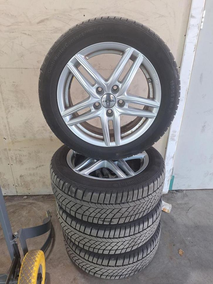 Mini Cooper S Winterset 16 Inch, Auto-onderdelen, Banden en Velgen, Banden en Velgen, Winterbanden, 16 inch, 195 mm, Personenwagen