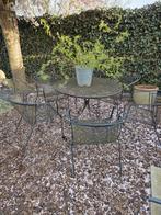 Gietijzeren tuinset, Ophalen, Tuinset