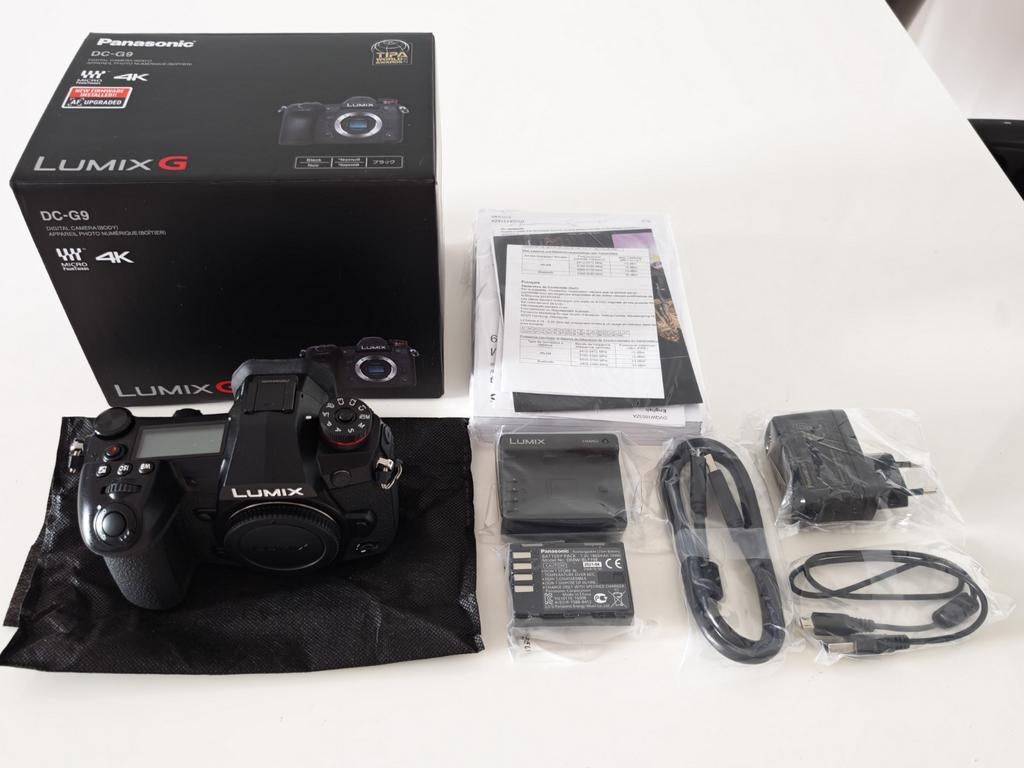Panasonic Lumix DC-G9 (G9) NEUF dans sa boîte avec garantie , TV, Hi-fi & Vidéo, Enlèvement ou Envoi, Neuf, 20 Mégapixel, Autres Marques