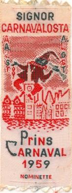 Aalst carnaval nominette prins, Collections, Collections Autre, Enlèvement, Utilisé