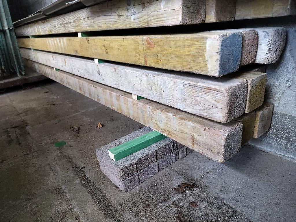 metselprofielen, Doe-het-zelf en Bouw, Hout en Planken, Ophalen, Gebruikt, 250 tot 300 cm, 50 mm of meer