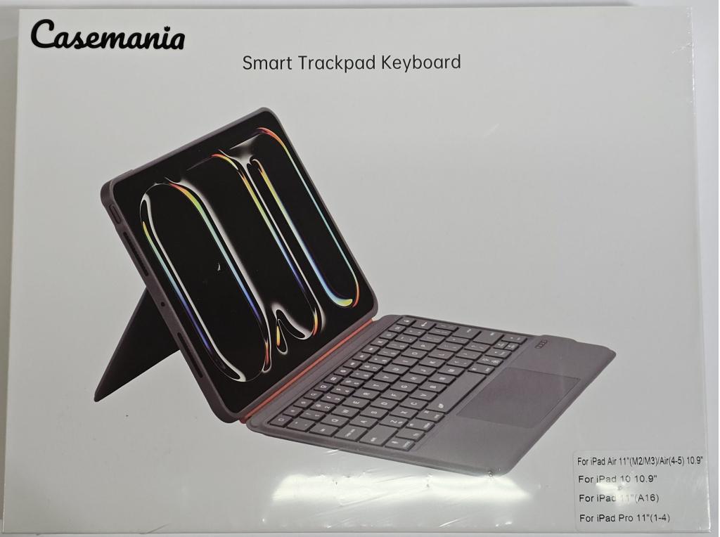 Trackpad KeyboardCase - Apple iPad A16 + 10e Gen | Nieuw, Computers en Software, Tablet-hoezen, Ipad 2022, Ipad A16 (2025), 11 inch