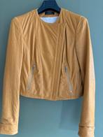 Dames leer jas, Kleding | Dames, Geel, Ophalen of Verzenden, Jasje, Maat 36 (S)