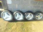 ALU VELGEN 14 INCH MET BANDEN 4X108, Auto-onderdelen, Banden en Velgen, Ophalen, 14 inch, Gebruikt, 175 mm