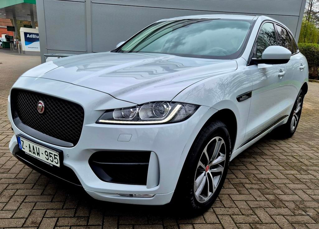 Jaguar F-Pace 2.0 D AWD R-Sport. 17.550 KM !!!, Automaat, 4 cilinders, Wit, Bedrijf