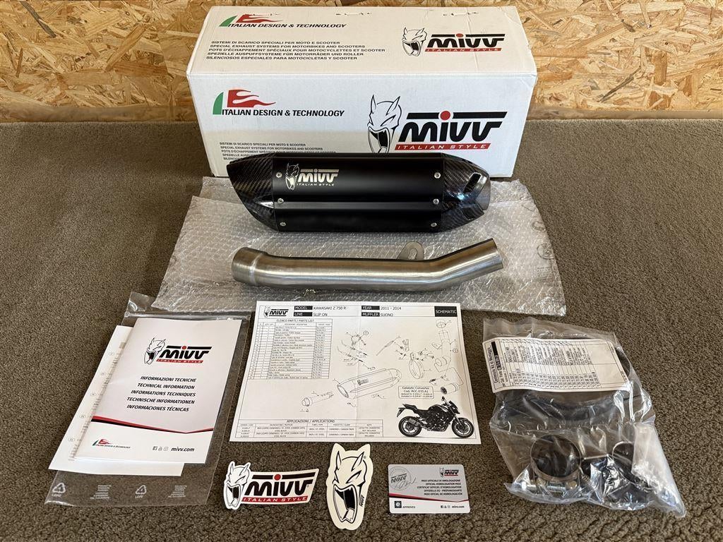 Mivv Suono uitlaat demper Kawasaki Z750R Z 750 R 2011-2014, Motos, Pièces | Kawasaki, Neuf, Envoi
