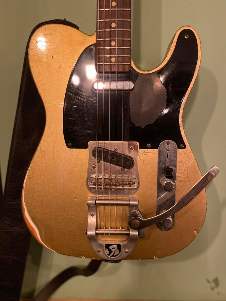Fender masterbuilt telecaster, Muziek en Instrumenten, Snaarinstrumenten | Gitaren | Elektrisch, Ophalen, Gebruikt, Solid body