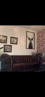 Canape Chesterfield en CUIR 3 places, Enlèvement ou Envoi