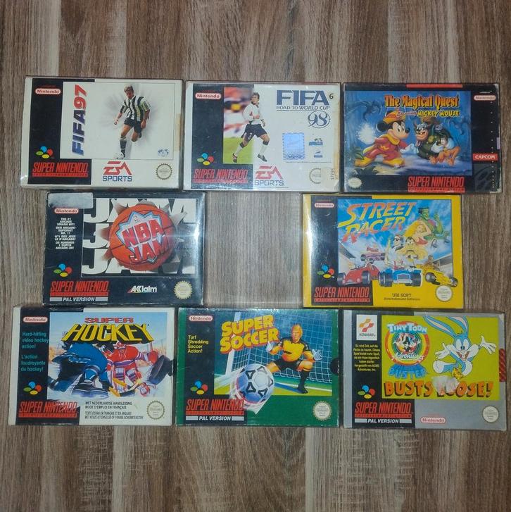 8x Super Nintendo (SNES) games, Games en Spelcomputers, Games | Nintendo Super NES, Ophalen of Verzenden