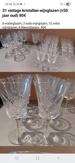 Verres en cristal vintage, Enlèvement