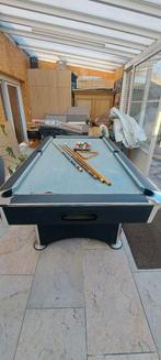 Pooltafel 3 delige leisteen, Sport en Fitness, Ophalen, Pooltafel