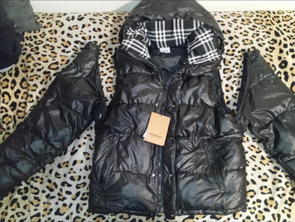 Nike + Burberry jas, Ophalen, Maat 52/54 (L), Zwart, Nike