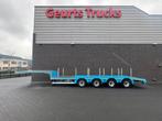 Max Trailer F-S44-1A1Y 4 ASSER SEMIE/LOWLOADER/SEMIE TIEFLAD, Blauw, Overige brandstoffen, Aanhangers en Opleggers, Te koop