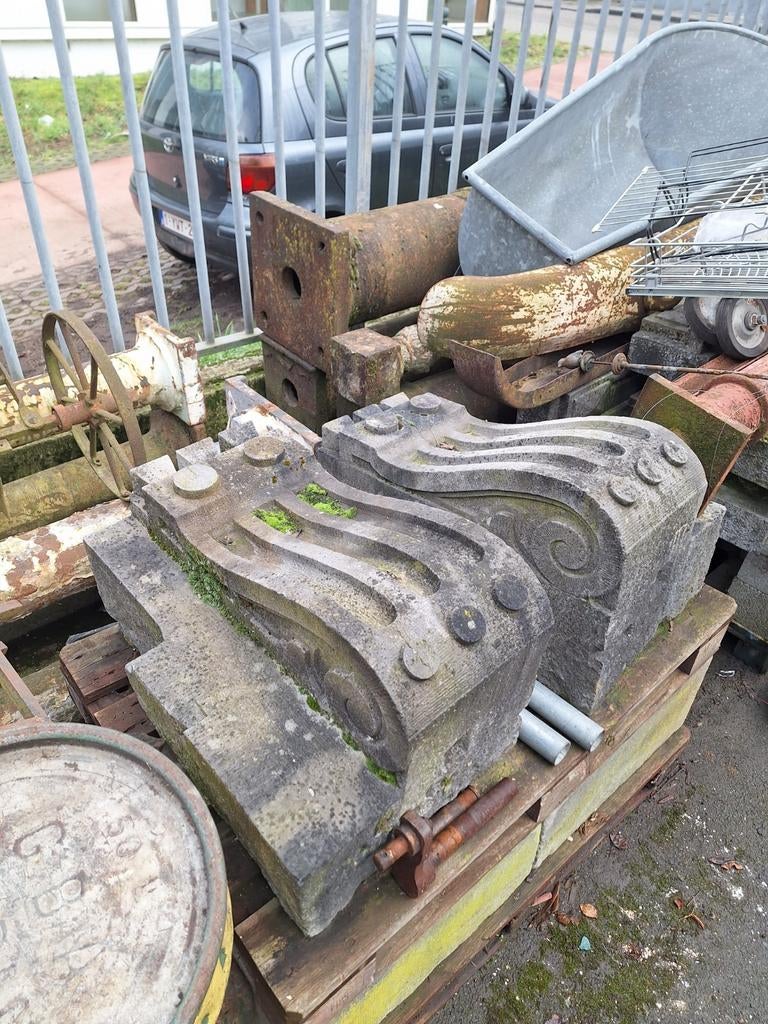 2 consolles en pierre bleue, Bricolage & Construction, Tuiles & Revêtements de toit, Enlèvement ou Envoi