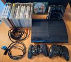 PlayStation 3 Super Slim 500GB + 2 manettes + 16 jeux, Super Slim, Enlèvement, Utilisé, 500 GB