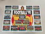Panini - Poster Football België 1991, Verzamelen, Ophalen of Verzenden, Zo goed als nieuw
