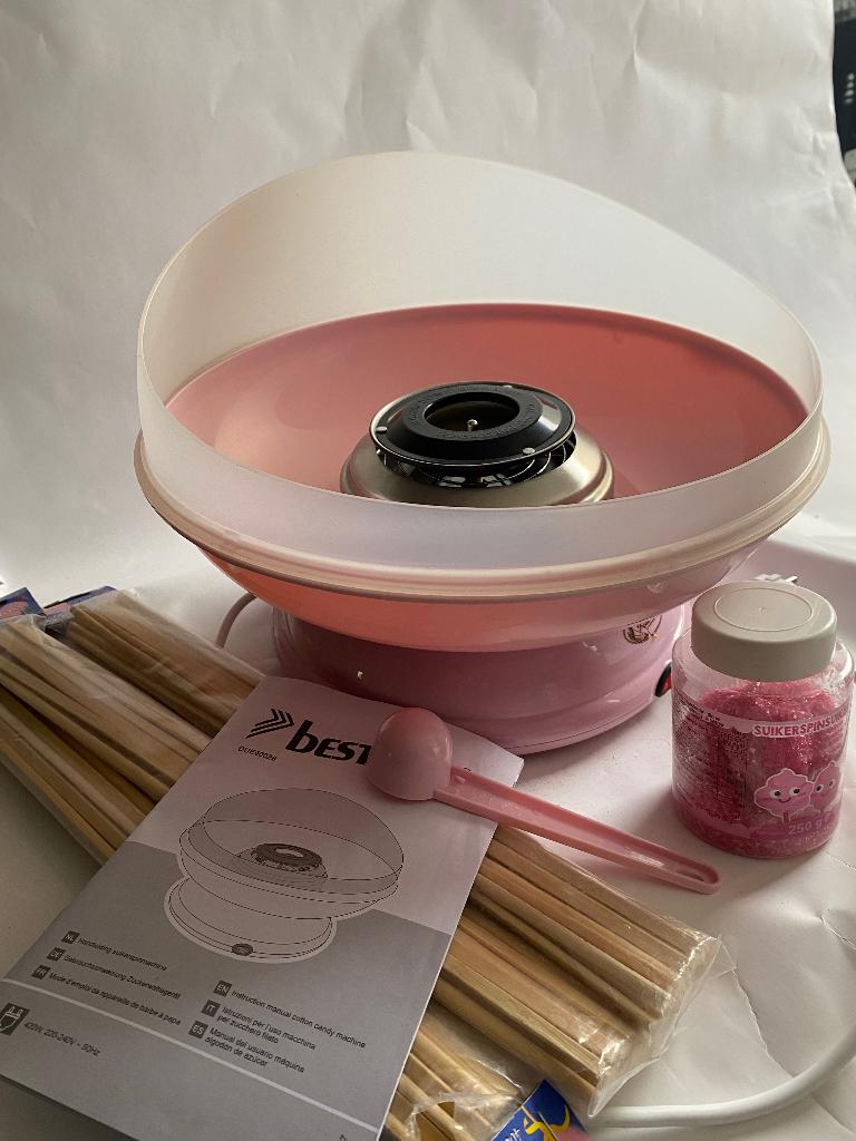 Suikerspin machine, Ophalen, Kunststof, Roze, Overige merken