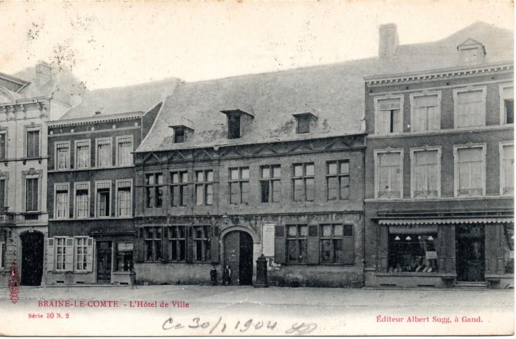 carte postale Braine-le-Comte Hôtel de Ville, Enlèvement ou Envoi