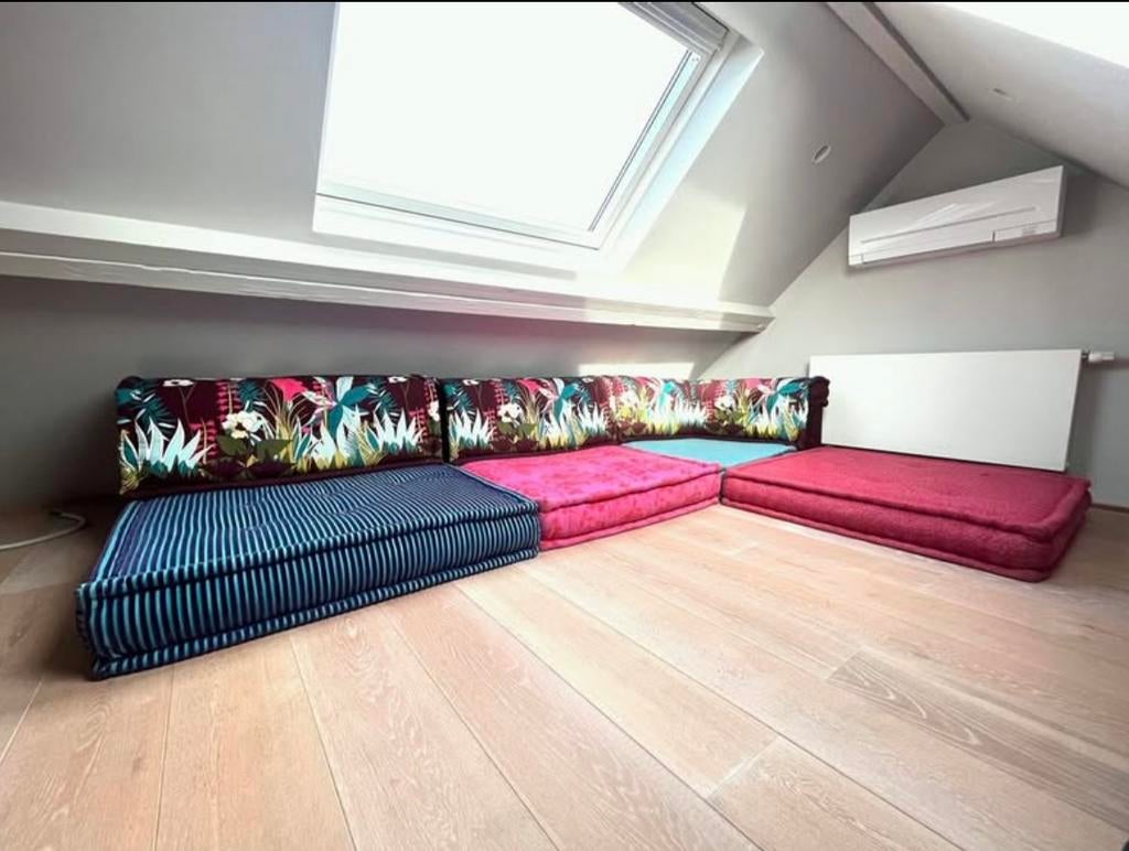 RARE CANAPE MODULABLE MAH JONG ORIGINAL ROCHE BOBOIS DESIGN, Maison & Meubles, Enlèvement ou Envoi, Utilisé