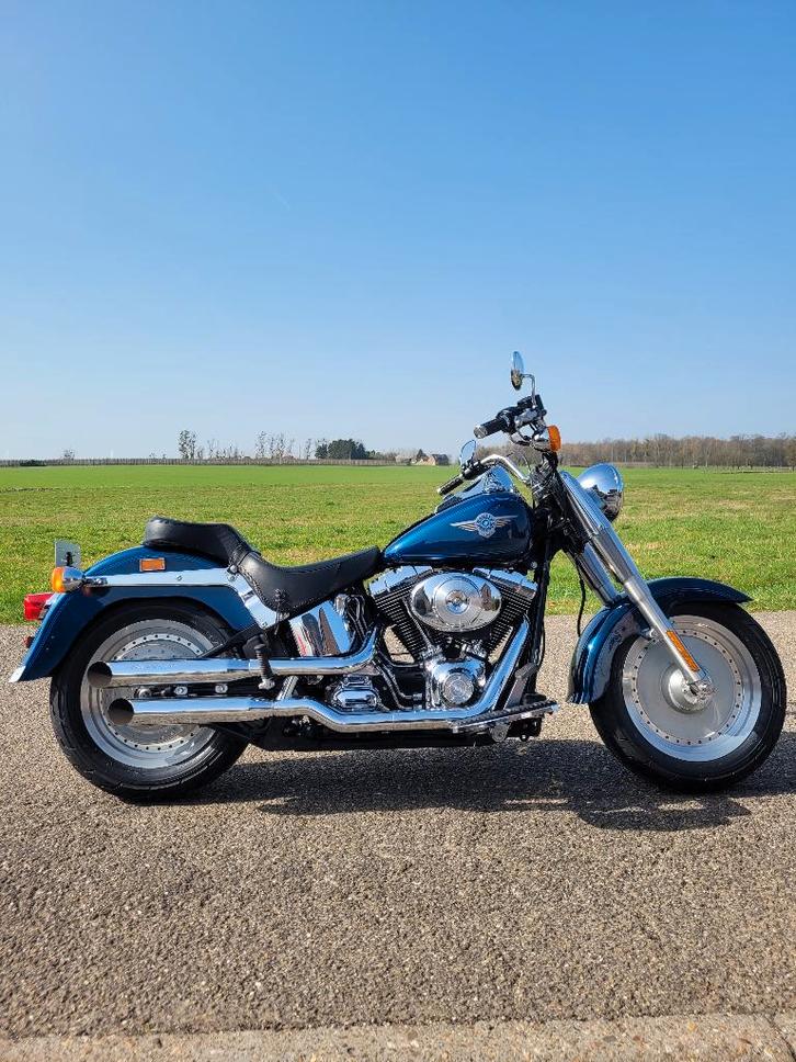 Harley Davidson Fat Boy 1450 12000km Nieuwstaat !, Motos, Motos | Harley-Davidson, Particulier, Chopper, plus de 35 kW, 2 cylindres