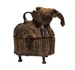 Éléphant africain en bronze lourd., Antiquités & Art, Enlèvement ou Envoi, Bronze