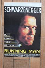 filmaffiche Arnold Schwarzenegger Running Man filmposter, Enlèvement ou Envoi, Rectangulaire vertical, A1 jusqu'à A3, Comme neuf