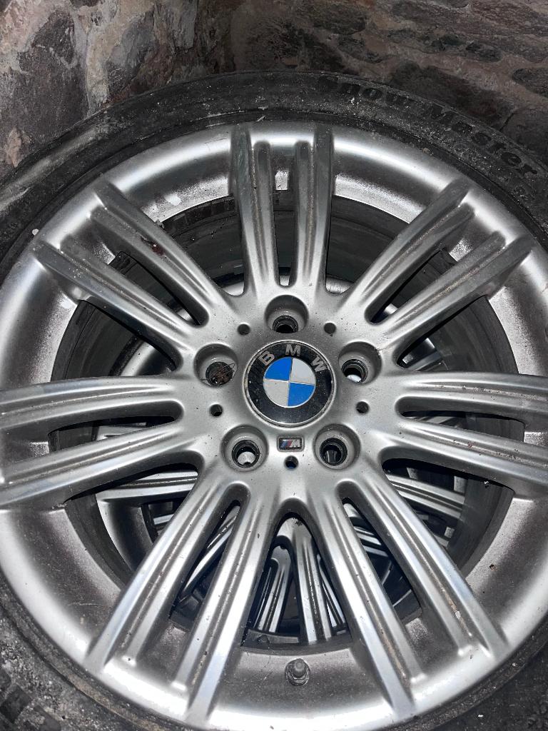 Jantes BMW 17 pouces (OEM) – Série 1 / Série 3 compatibles, Pneus hiver, 17 pouces, Enlèvement, Utilisé