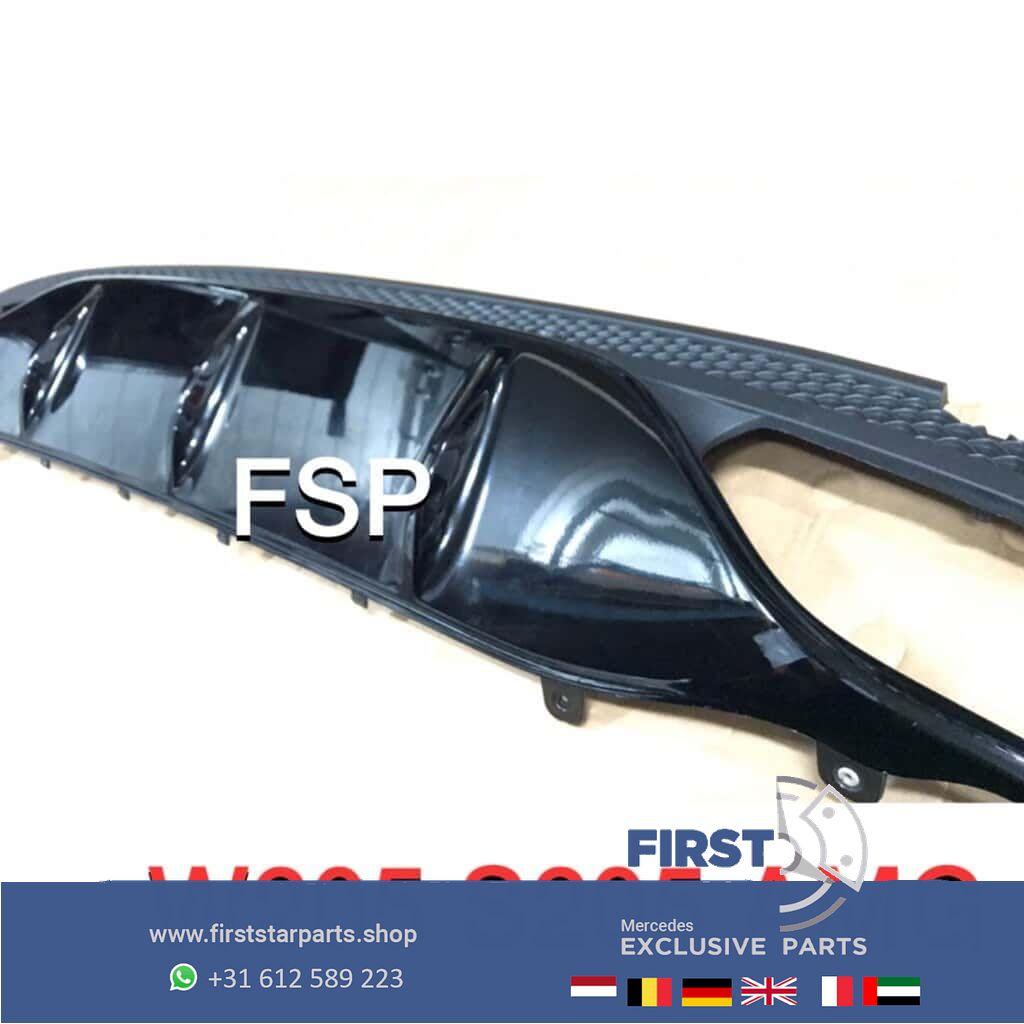 W205 S205 AMG Achterbumper Diffuser origineel Mercedes C Kla, Gebruikt, -, Ophalen of Verzenden, -