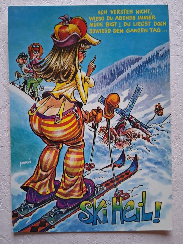 Grappige postkaart, Verzamelen, Ophalen of Verzenden