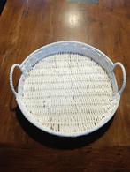 Witte rieten mand, Huis en Inrichting, Ophalen of Verzenden, Mand