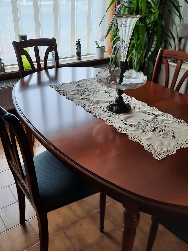 Salle a manger, Enlèvement, Comme neuf, Merisiers, 4 à 6 chaises