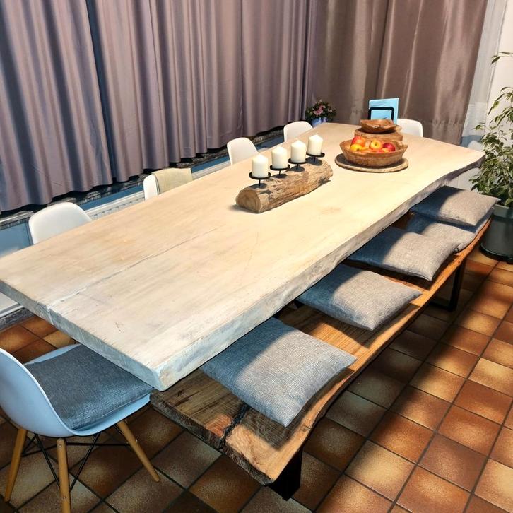 boomstamtafel, meubels , bureel, etalage, tv meubel, eettafel, statafel, hoge tafel, wastafelblad 