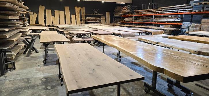 boomstamtafel, meubels , bureel, etalage, tv meubel, eettafel, statafel, hoge tafel, wastafelblad 